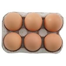 English Brown Eggs 6pcs