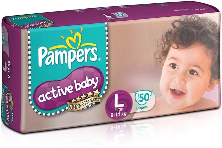 Pampers Diapers L 50pcs