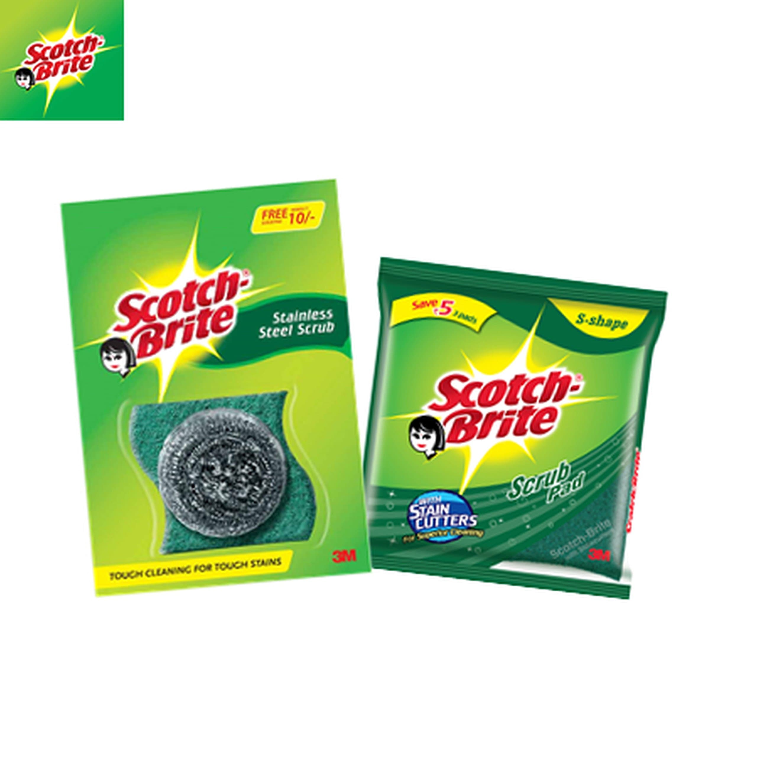 Scotch Brite Scrub Pad 3pc